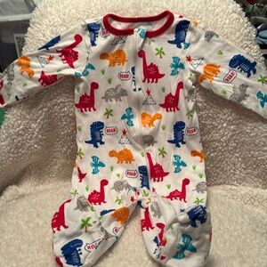 Wonder Nation Multi color dinosaurs Baby Onesies 9 months